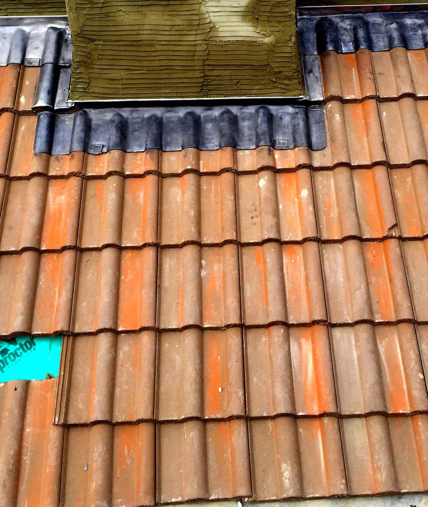 Completed tiled re-roof with new valley