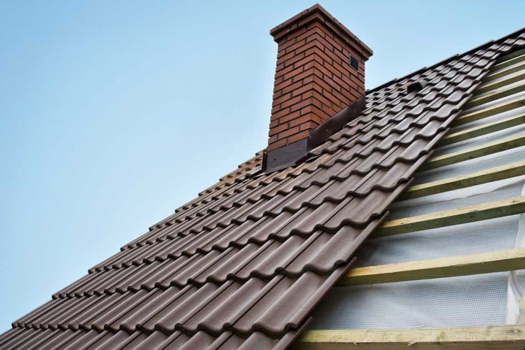 New roof build showing quality workmanship